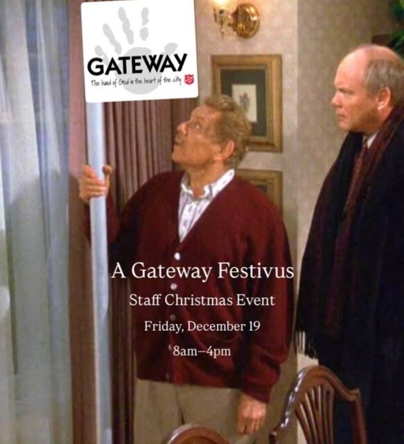 “Frank invented a holiday? He’s so prolific!”