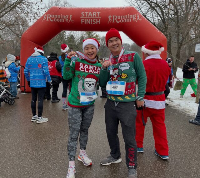 The 2025 Santa Shuffle was an amazing success! With your generous help, we raised over $115,000 for our Drop-In program! Thank you for your exceptional support!

Our program helps people 5 days per week in their experience of homelessness, food insecurity, and social displacement. We serve 10,400 meals a year, while also providing a warm and inclusive space every Tuesday and Friday to all who come through our doors.

We look forward to seeing you at Wilket Creek Park once again next December!